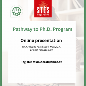 Pathway to Ph.D. program presentation